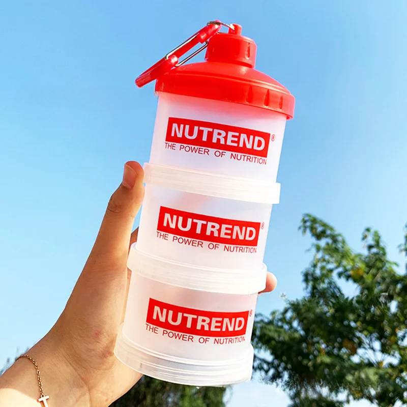 Nutrition And Fitness - Kotak bubuk Protein portabel corong kotak
