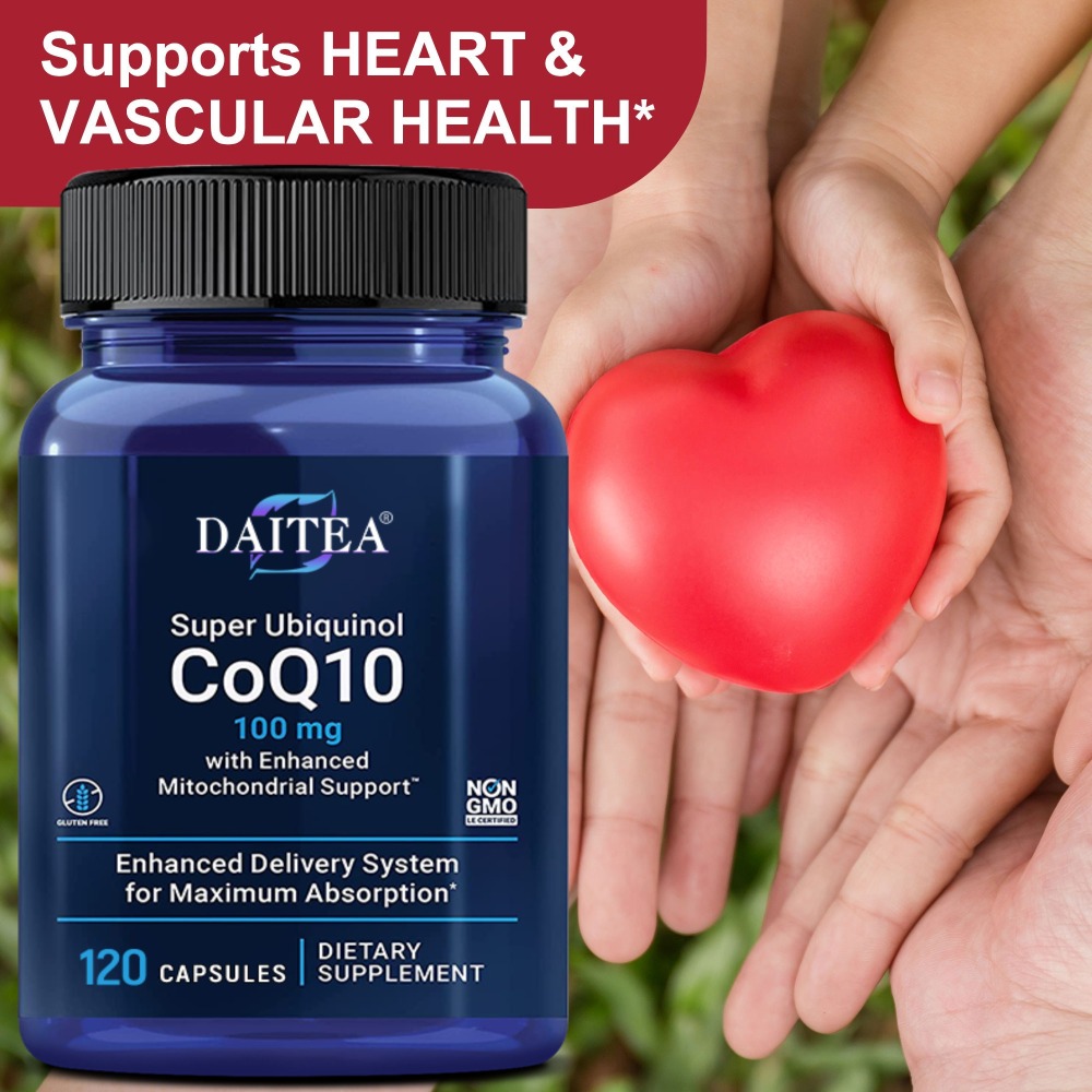 Coq10 Ubiquinol Softgel - Ubiquinol 100mg CoQ10, Kesehatan Jantung, 120