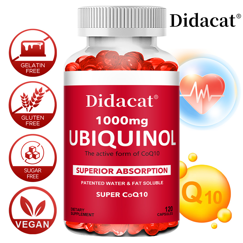 Coq10 Ubiquinol Softgel - Ubiquinol CoQ10 Softgel Nabati 1000mg, Suplemen